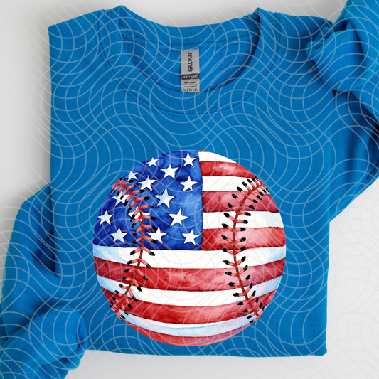 FLAG BASEBALL - DTF TRANSFER