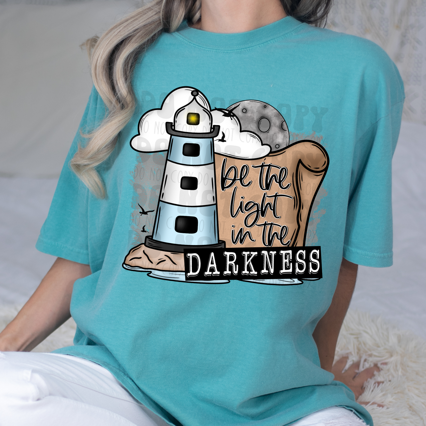 LIGHT IN THE DARKNESS - DTF TRANSFER