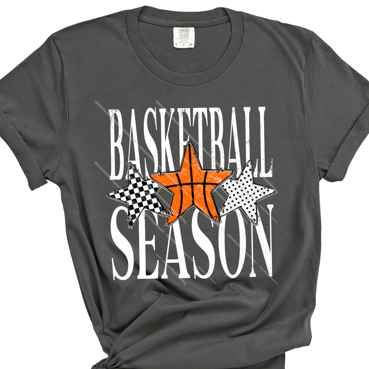 BASKETBALL SEASON WHT - DTF TRANSFER