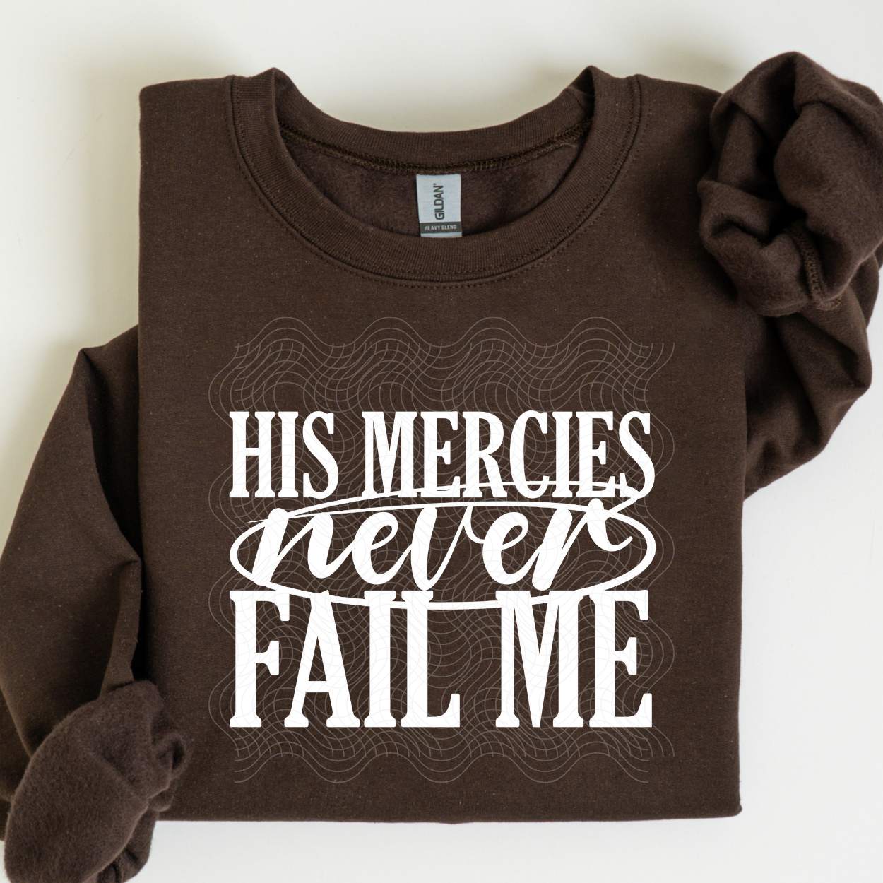 NEVER FAIL ME WHT - DTF TRANSFER