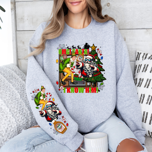 I KNOW HIM W/SLEEVE - DTF TRANSFER