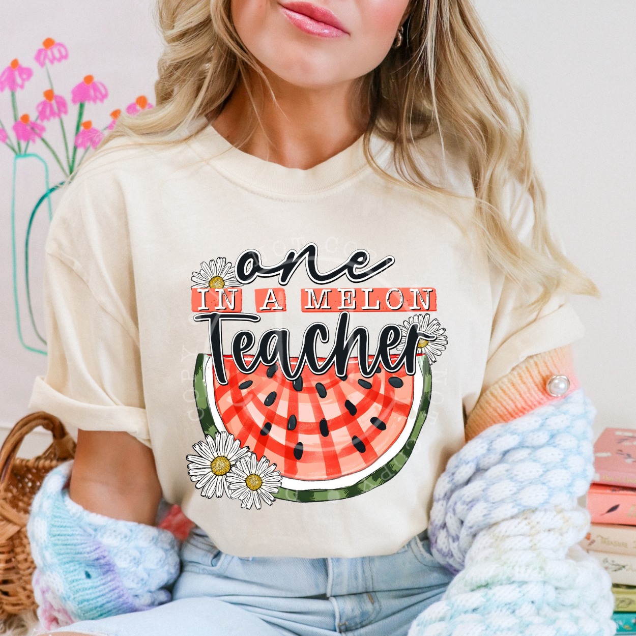 ONE IN A MELON TEACHER - DTF TRANSFER