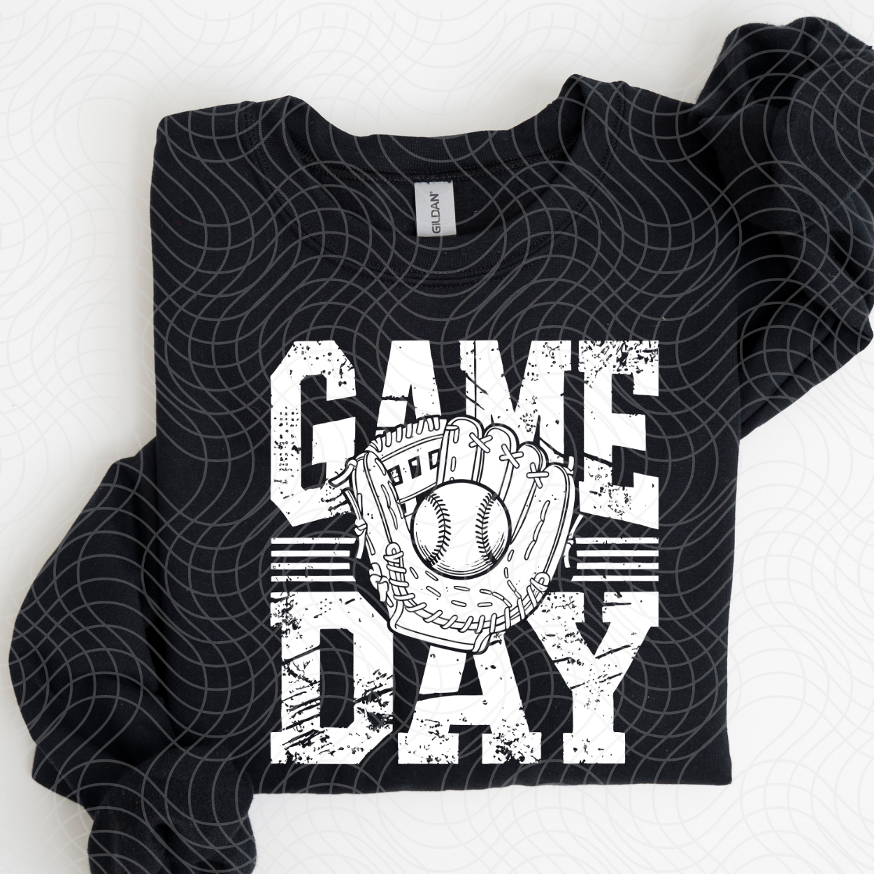 GAME DAY BLK WHITE - DTF TRANSFER