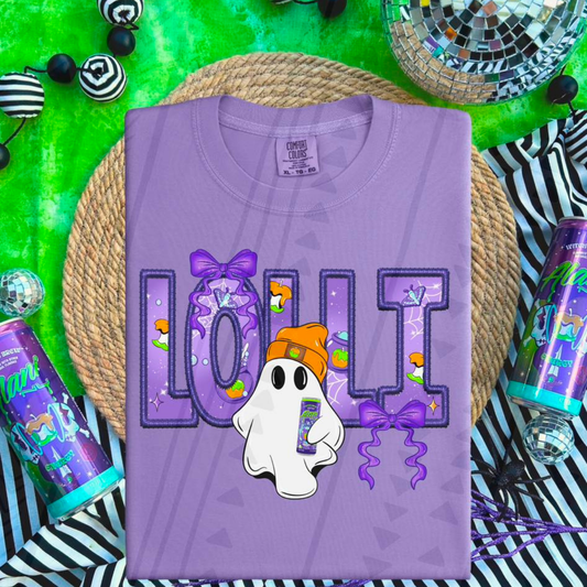 LOLLI PURPLE GHOST DRINK - DTF TRANSFER