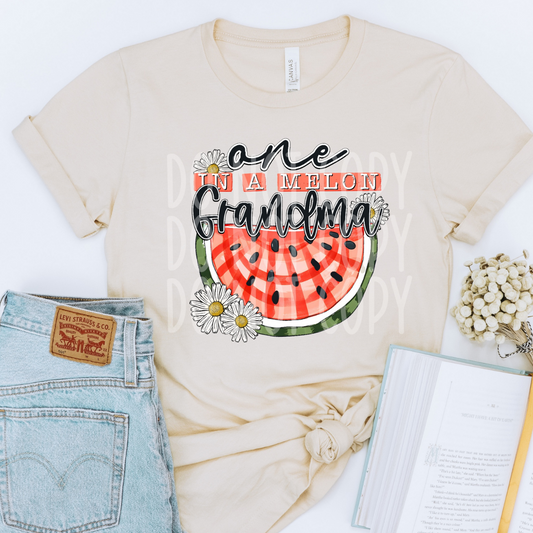 ONE IN A MELON GRANDMA - DTF TRANSFER