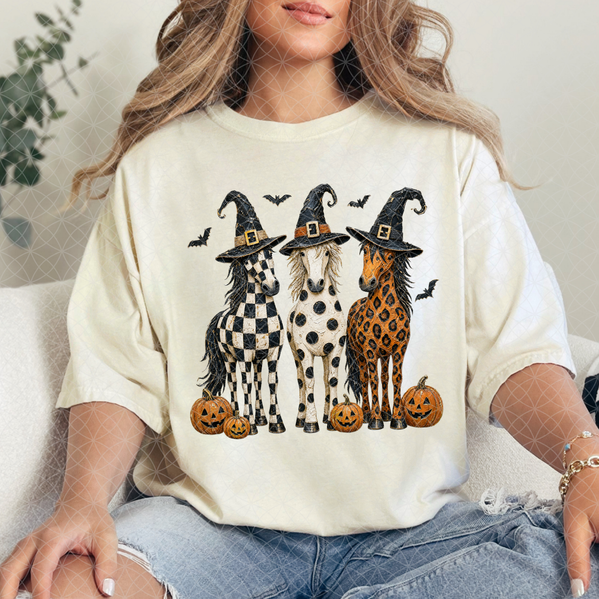 WITCH HAT HORSES - DTF TRANSFER