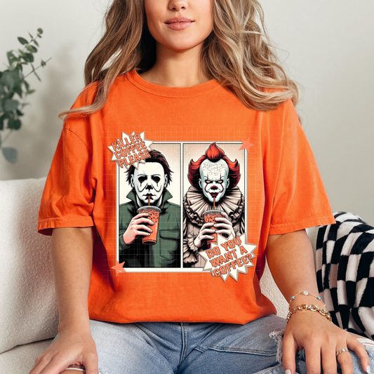 KILLER COFFEE PLEASE - DTF TRANSFER