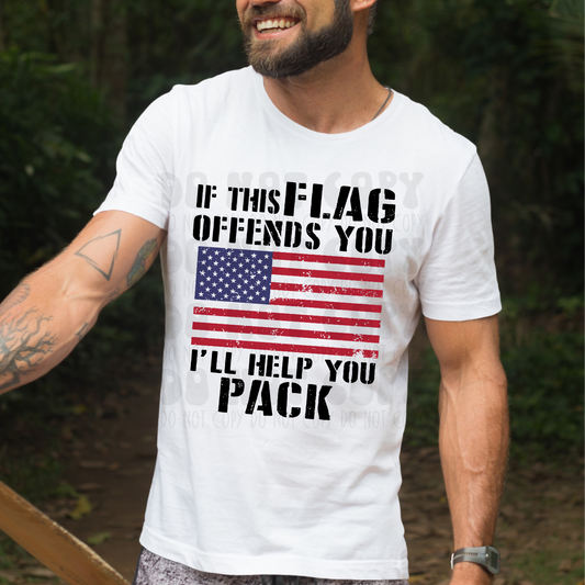 IF THIS FLAG OFFENDS YOU - DTF TRANSFER