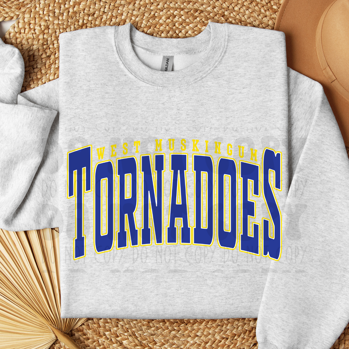TORNADOES VARSITY ARCHED NO DISTRESS - DTF TRANSFER