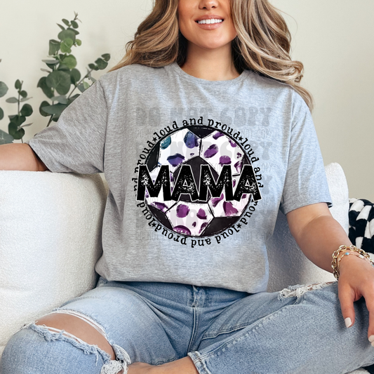 SOCCER LEOPARD MAMA - DTF TRANSFER