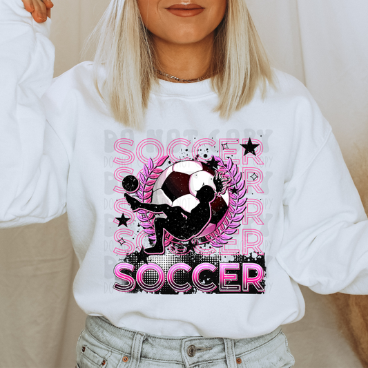 SOCCER VINTAGE GIRL - DTF TRANSFER