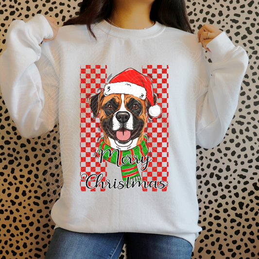 MERRY CHRISTMAS DOG - DTF TRANSFER
