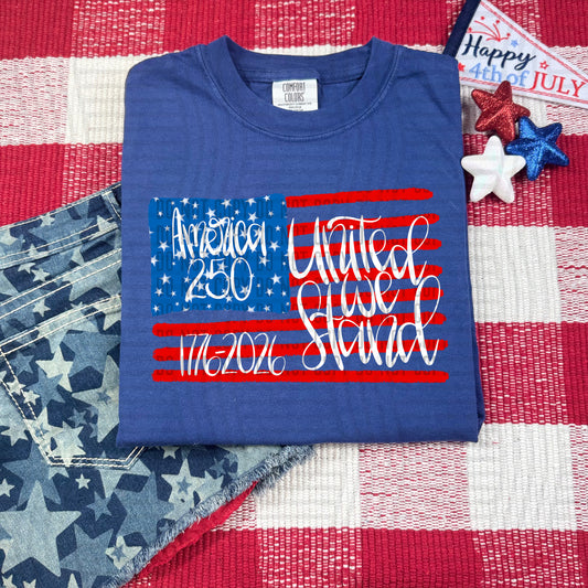 AMERICA 250 WHITE - DTF TRANSFER
