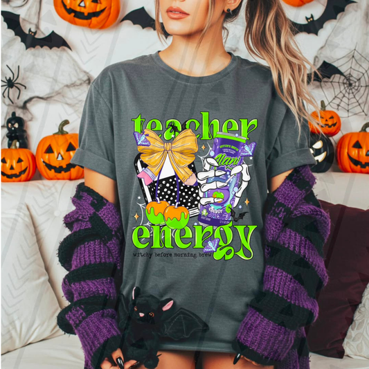TEACHER ENERGY - DTF TRANSFER