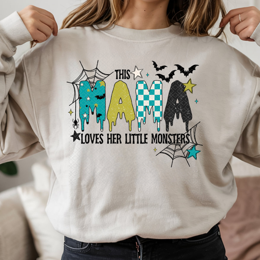 MAMA LOVES HER LITTLE MONSTERS - DTF TRANSFER