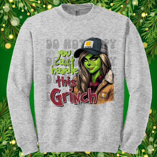 GREEN GUY BLUE COLLAR FEMALE - DTF TRANSFER