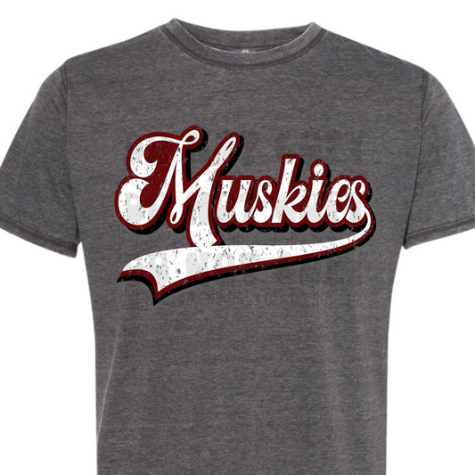 MUSKIES RETRO DISTRESSED - DTF TRANSFER