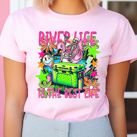RIVER LIFE IS THE BEST LIFE - DTF TRANSFER