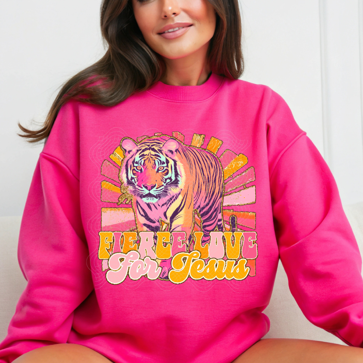 FIERCE LOVE FOR JESUS - DTF TRANSFER