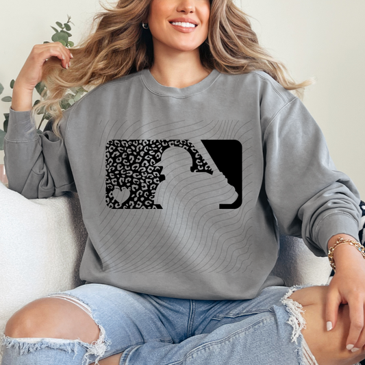 BASEBALL LEOPARD LOGO - DTF TRANSFER