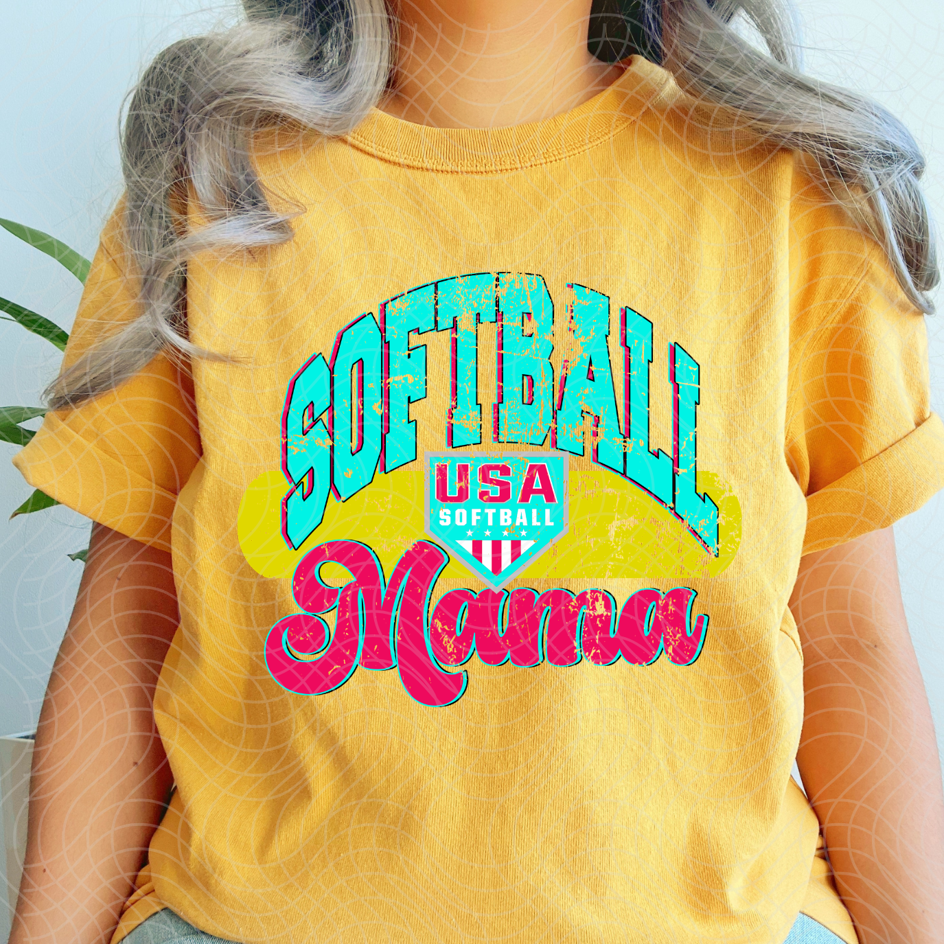 SOFTBALL MAMA - DTF TRANSFER