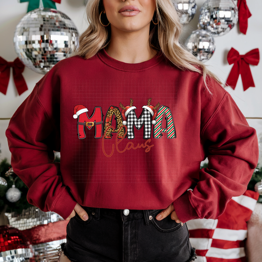 DOODLE MAMA CLAUS - DTF TRANSFER