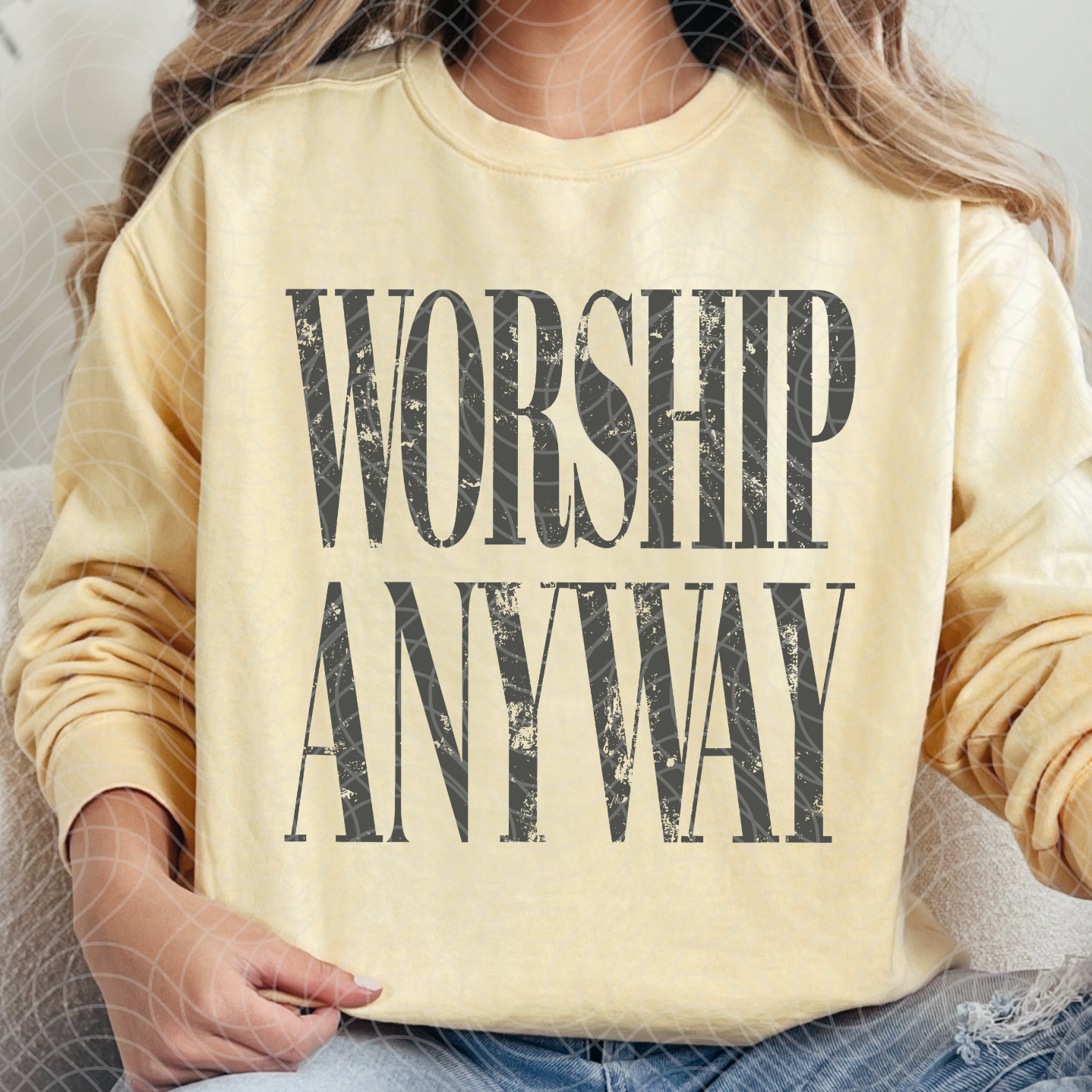 WRSHP ANYWAY - DTF TRANSFER