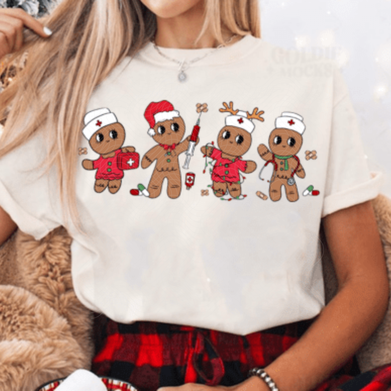 NURSE GINGERBREAD - DTF TRANSFER