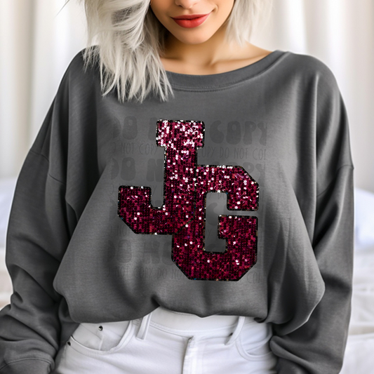 JG FAUX SEQUINS - DTF TRANSFER