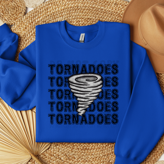 TORNADOES STACKED DISTRESSED - DTF TRANSFER