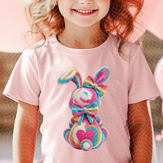 FAUX YARN BUNNY - DTF TRANSFER