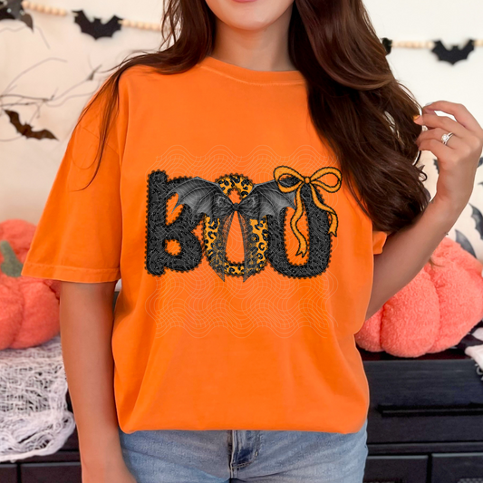 BOO FAUX LACE - DTF TRANSFER
