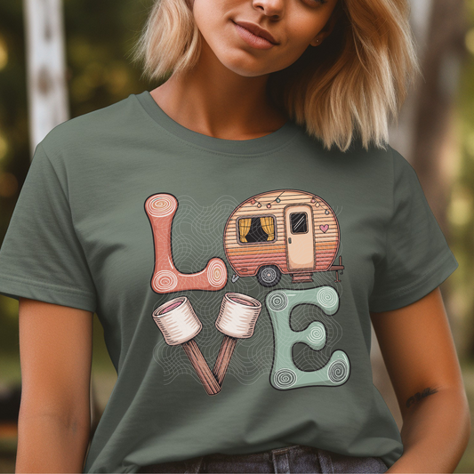 LOVE CAMPING - DTF TRANSFER