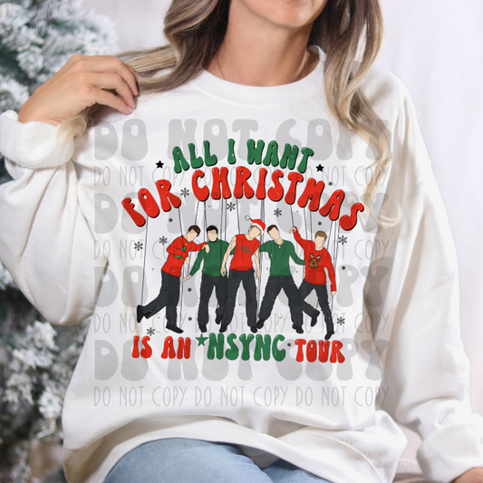 CHRISTMAS NSYNC TOUR - DTF TRANSFER