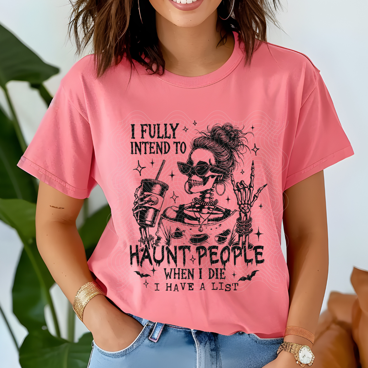 HAUNT PEOPLE BLK - DTF TRANSFER