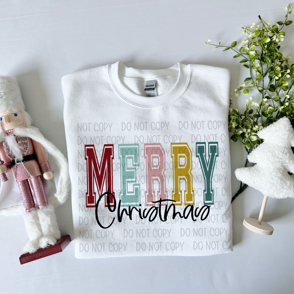 MERRY CHRISTMAS - DTF TRANSFER