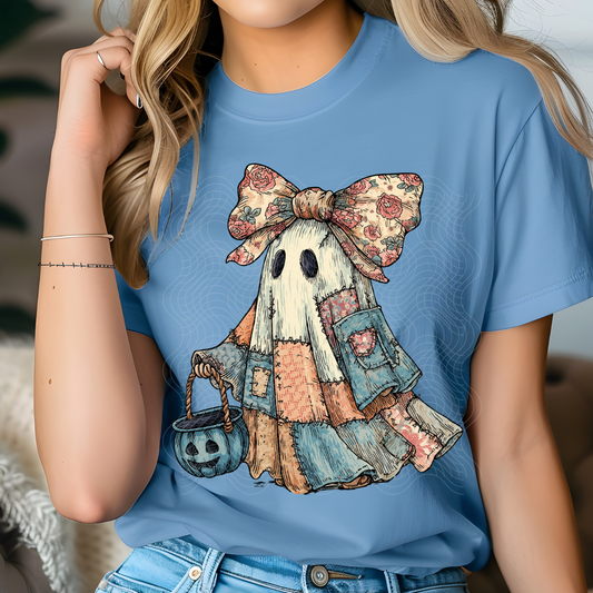 PATCHWORK GHOSTIE - DTF TRANSFER