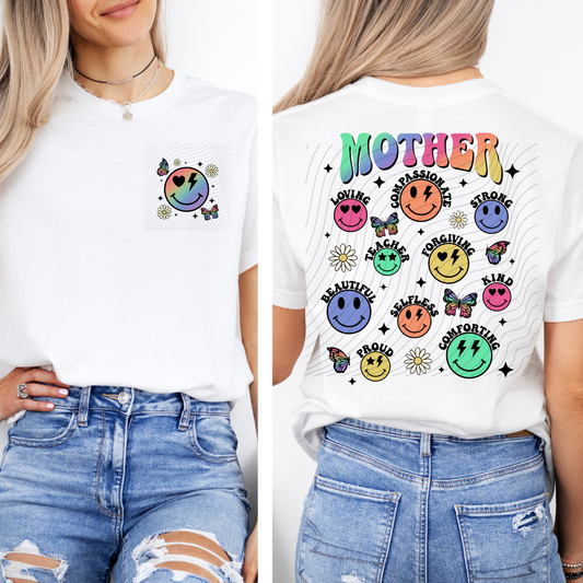 MOTHER COLORFUL W/ POCKET - DTF TRANSFER