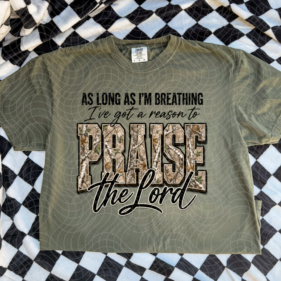 PRAISE THE LORD - DTF TRANSFER