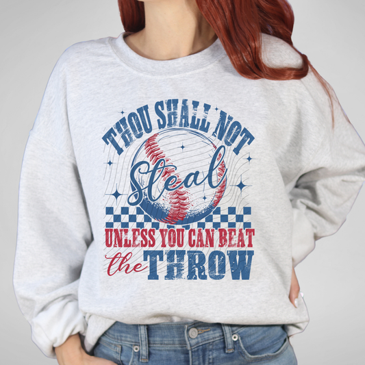 BASEBALL SHALL NOT STEAL - DTF TRANSFER