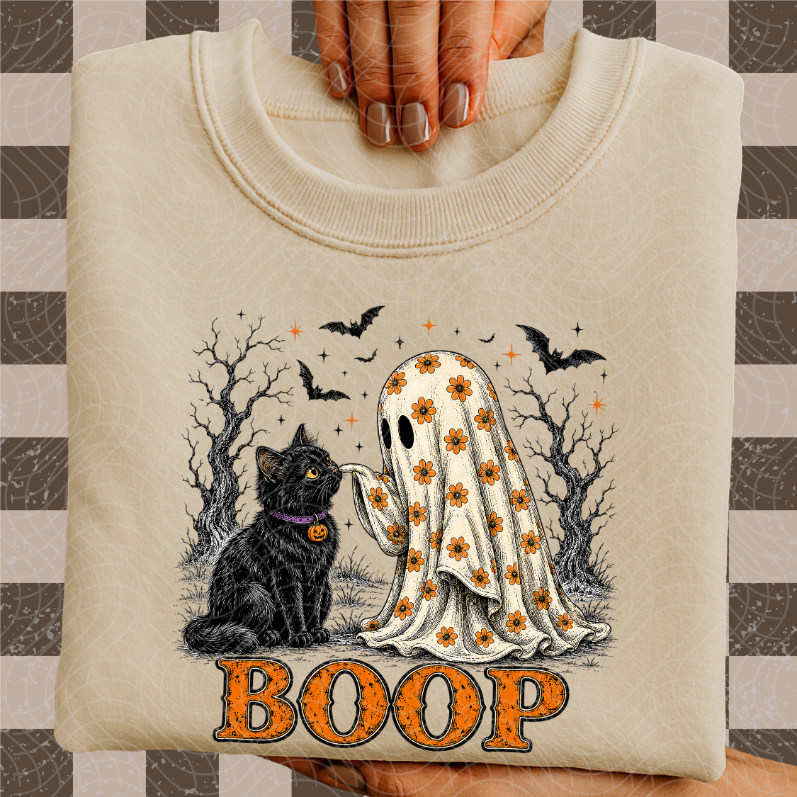 BOOP GHOST CAT - DTF TRANSFER