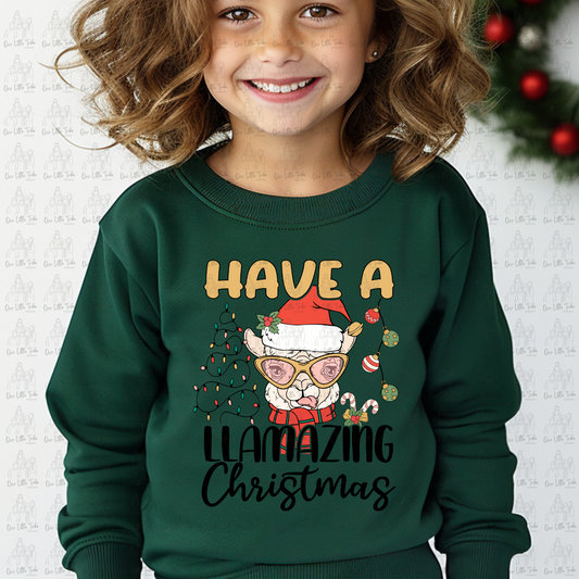 LLAMAZING CHRISTMAS - DTF TRANSFER