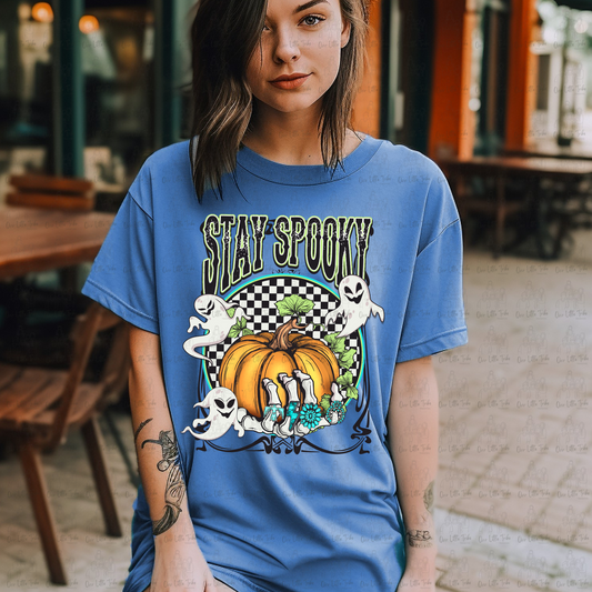 STAY SPOOKY TURQUOISE  - DTF TRANSFER