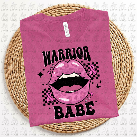 WARRIOR BABE LIPS - DTF TRANSFER