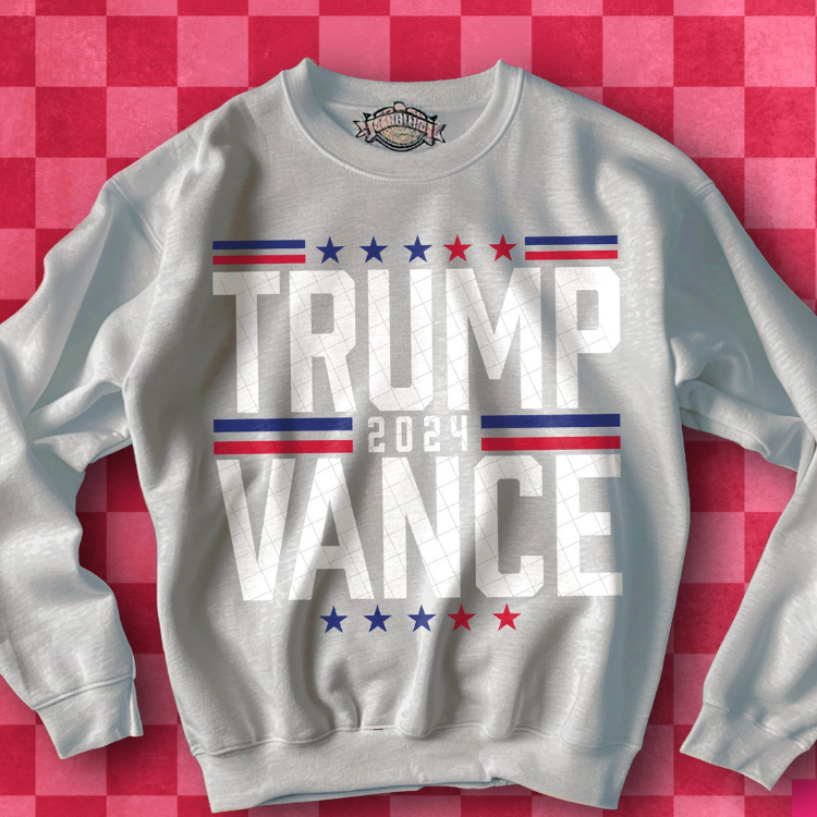 T.V. WHT TEXT - DTF TRANSFER