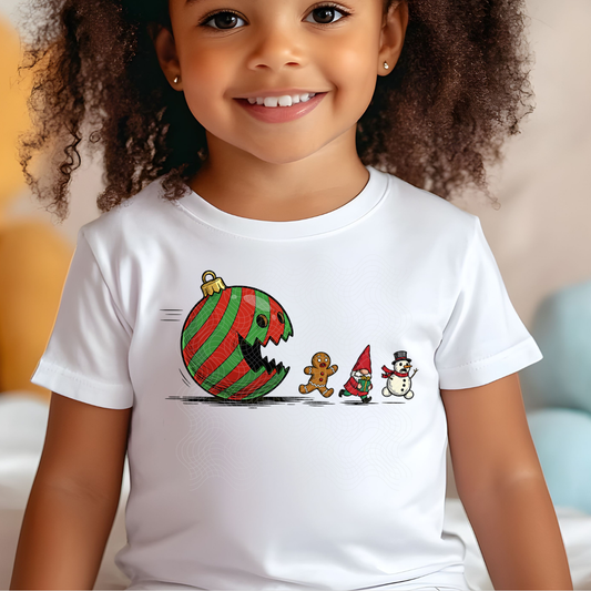 PAC MAN CHRISTMAS - DTF TRANSFER