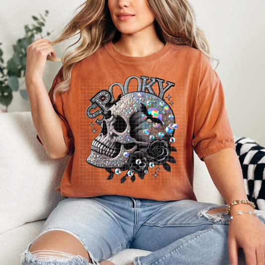 SPOOKY RHINESTONES - DTF TRANSFER