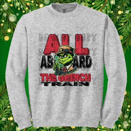 GREEN GUY TRAIN - DTF TRANSFER