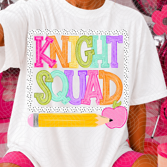 KNIGHT SQUAD- DTF TRANSFER