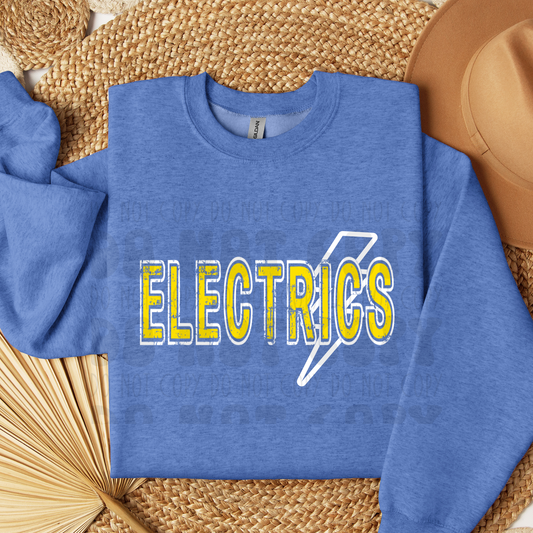 ELECTRICS BOLT DISTRESSED - DTF TRANSFER